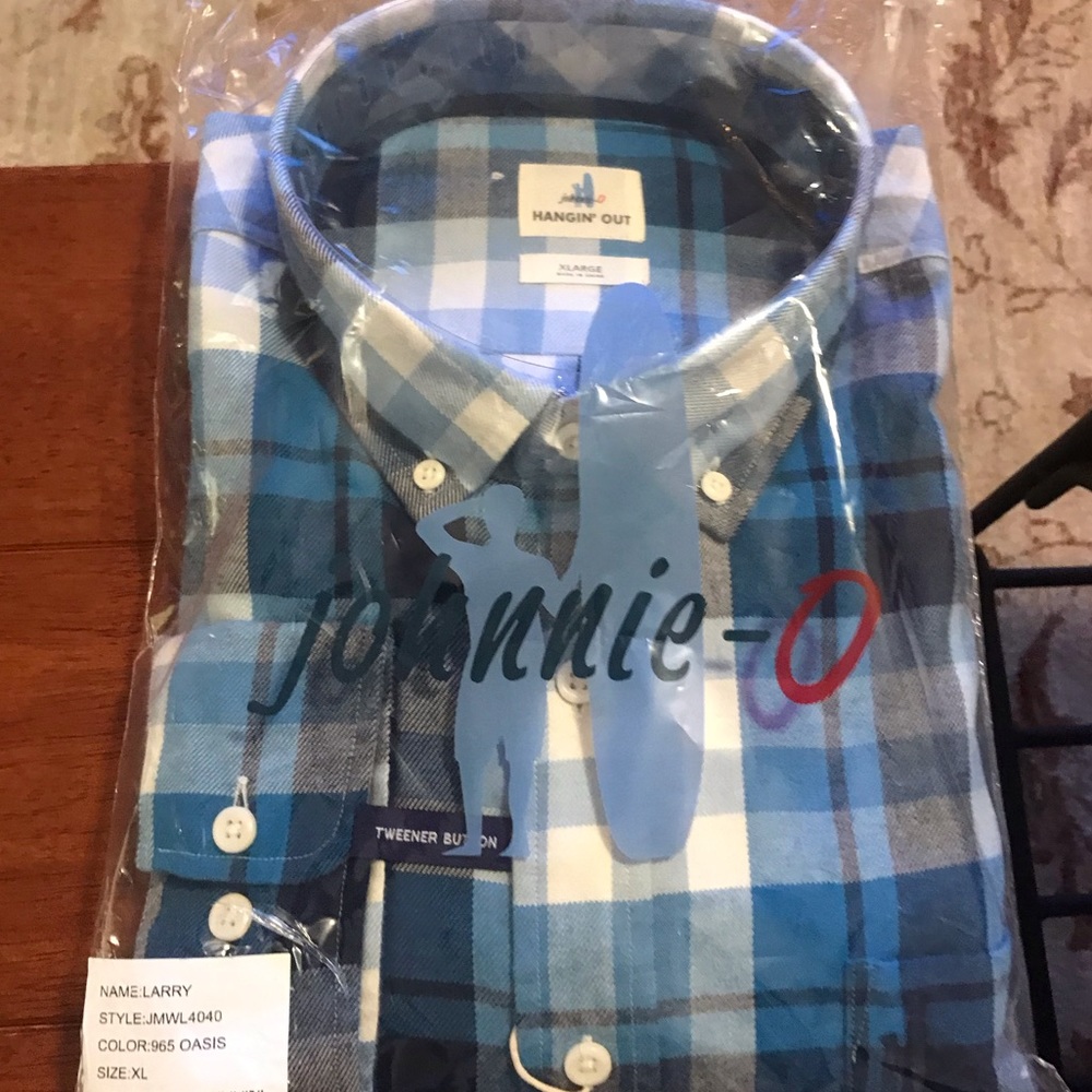Johnnie-O Larry Button Down - XL - NWT